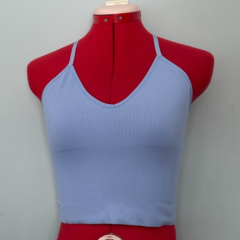 Revamped Back Crisscross Crop Top Zs M/L